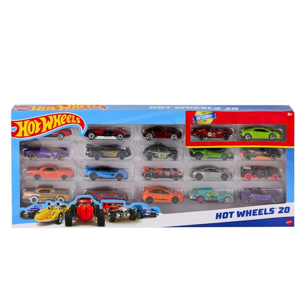 H7045 Hot Wheels 20'li Araba Seti - 4