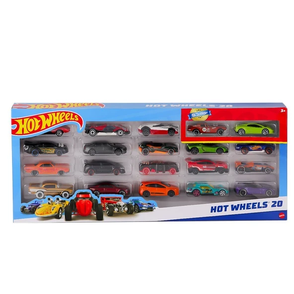 H7045 Hot Wheels 20'li Araba Seti - 2