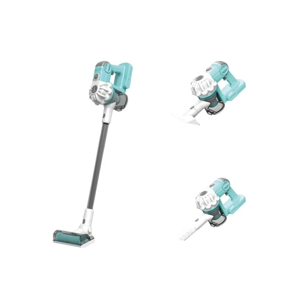 LS8807Q Dikey Elektrik Süpürgesi  Kapalı Kutu Yeşil-Gri  3 in1 - Resim 2