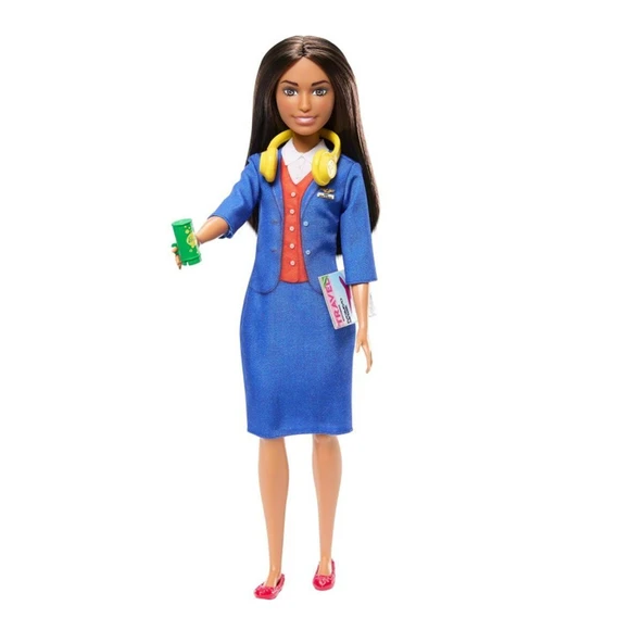 HYT60 Barbie Hostes Bebek ve Aksesuarları - 4