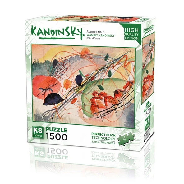 22031 Aquarell No:6 1500 Parça Puzzle -KS - 1