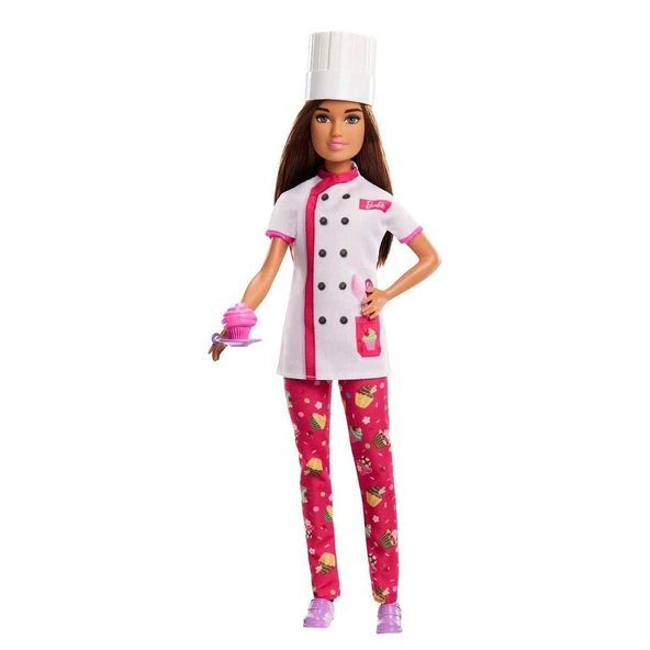 HKT67 Barbie Kariyer Bebekleri Serisi - Pasta Şefi - 2