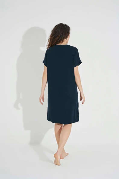 Çiçek ve Yaprak Baskılı "Summer Vocation" Gecelik ürün görseli