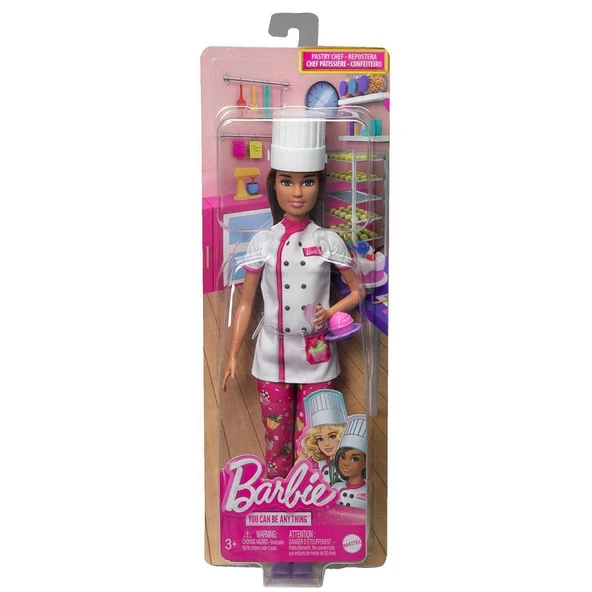 HKT67 Barbie Kariyer Bebekleri Serisi - Pasta Şefi - 1