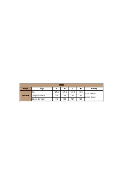 Göğüs ve Sırt Dekolteli Dantelli ve Yırtmaçlı Saten Gecelik - 3