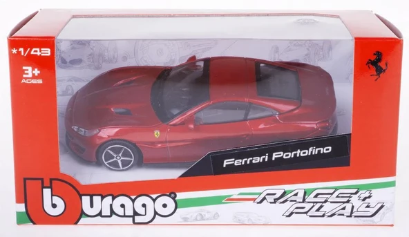 Burago 1/43 Ölçek Ferrari PORTOFİNO Model Araba