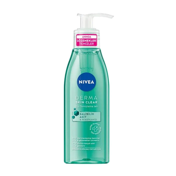 NIVEA DERMA SKIN CLEAR YÜZ TEM JEL 150ML