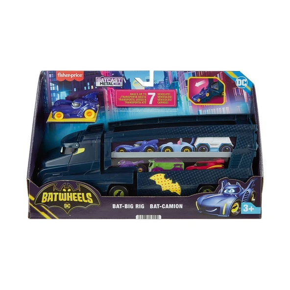 HMX07 Fisher-Price® Batwheels™ Büyük Tır - 1