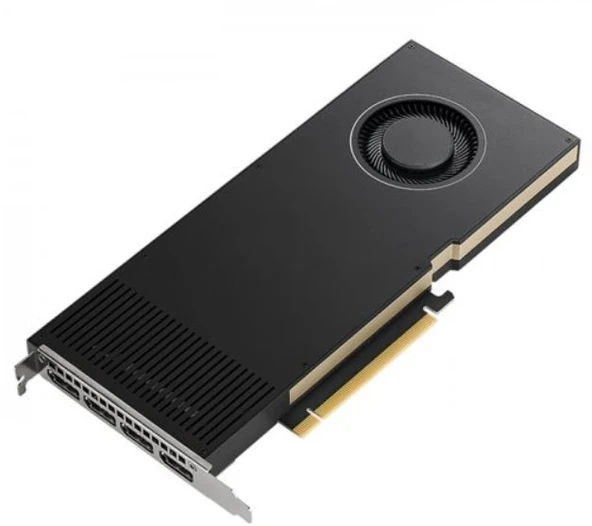 PNY RTXA4000 16GB DDR6 256Bit 4 xDISPLAY ÇIKIŞLI PASİF SOĞUTUCULU YAPAY ZEKA AI EKRAN KARTI  (VCNRTXA4000-SB) - 2