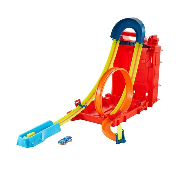 HDX78 HW Track Builder Benzin Bidonu Akrobasi Seti, Hot Wheels Track Builder - 10