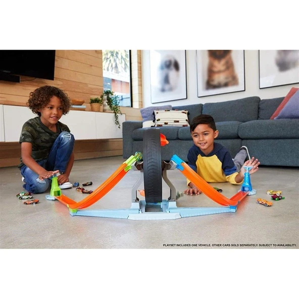 GJM77 Hot Wheels, Dönen Tekerlek Macerası Yarış Seti / 4-8 yaş - 6