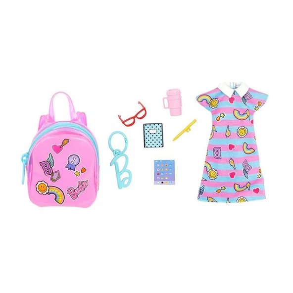 HJT42 Barbie'nin Mini Çanta Aksesuarları - 8