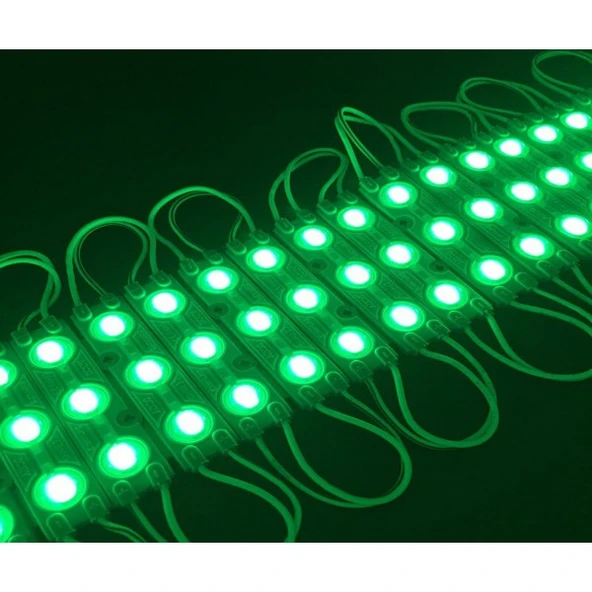 10 Adet 5 Watt YEŞİL Işık IP65 Modül Led, 10 Adet Magnetli, Çok Kaliteli YEŞİL Işık Modül Led ürün görseli 1