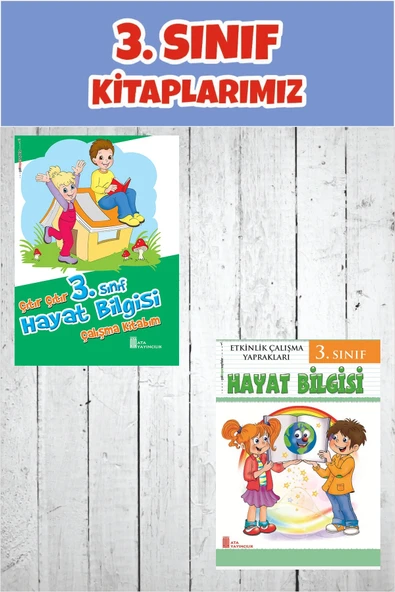 3.Sınıf Hayat Bilgisi Çalışma Kitabım+Etkinlik Çalışma Yaprakları ürün görseli 1
