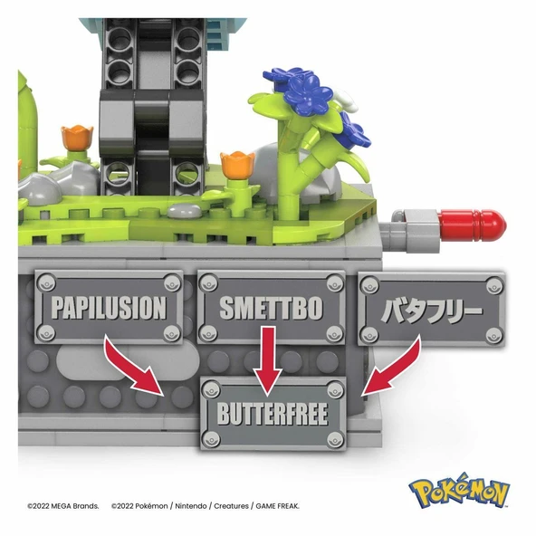 HKT22 MEGA™ Pokémon™ Motion Butterfree 582 parça +12 yaş - 4