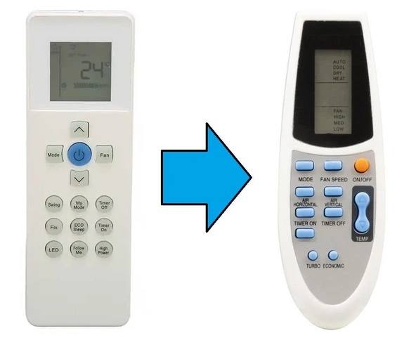 Carrier RG67N BGEF-RG67V BGEF-RG67G(2S)/BGEF Klima Kumanda ürün görseli 1