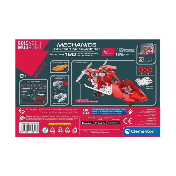 75075TR Mekanik Laboratuvarı - Firefighting Helicopter +10 yaş - Resim 7