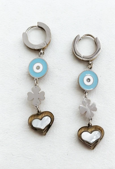 Monalisa Home Uzun Sallantılı Lüks  Figürlü Gösterişli Küpe