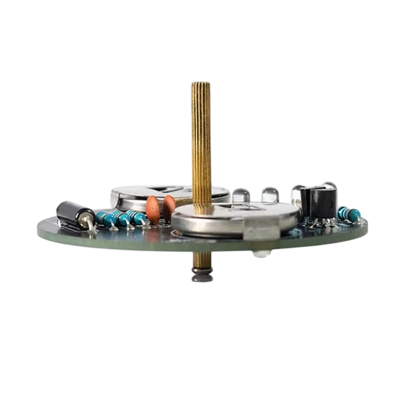 DC 6V LED Dönen Gyro Yanıp Sönen Işıklar Hobi Devresi DIY Lehimleme Kiti - Demonte(Montesiz) - Resim 3