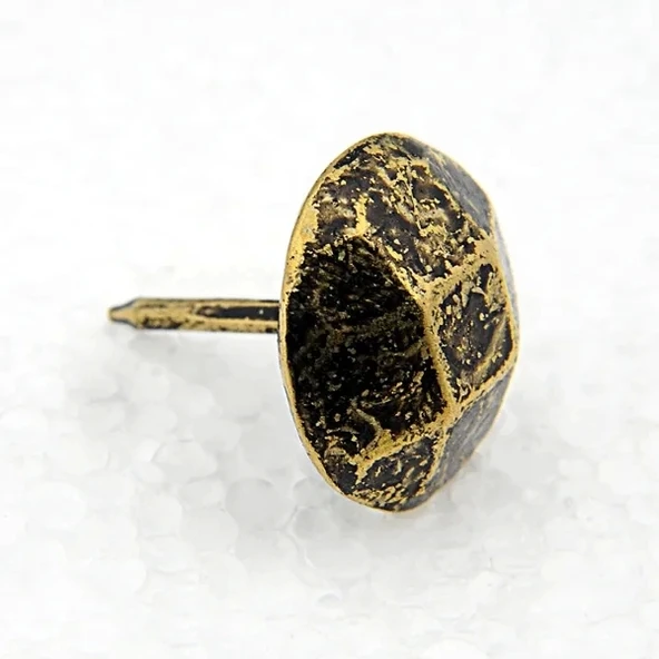 - Eskitme Antik Beşgen Kabara / Raptiye 18 Mm 10