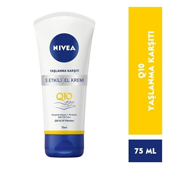 NIVEA EL KREMI Q10 YASLANMA KARSITI 75ML