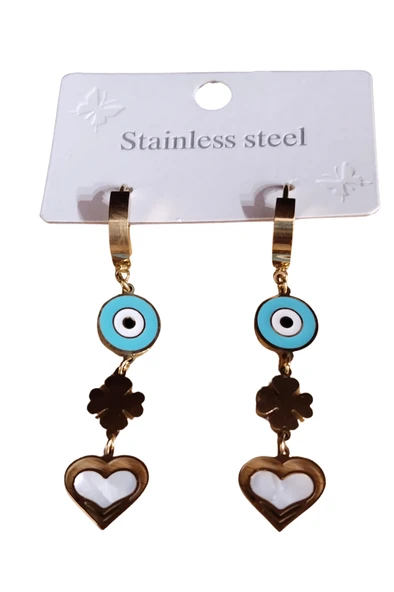 Monalisa Home Uzun Sallantılı Lüks  Figürlü Gösterişli Küpe ürün görseli 1