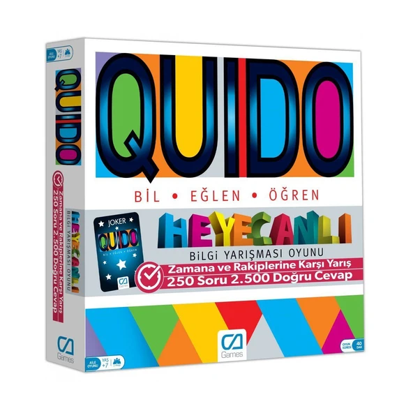 078 CAOYN-5046 QUIDO BOARD GAME - 1
