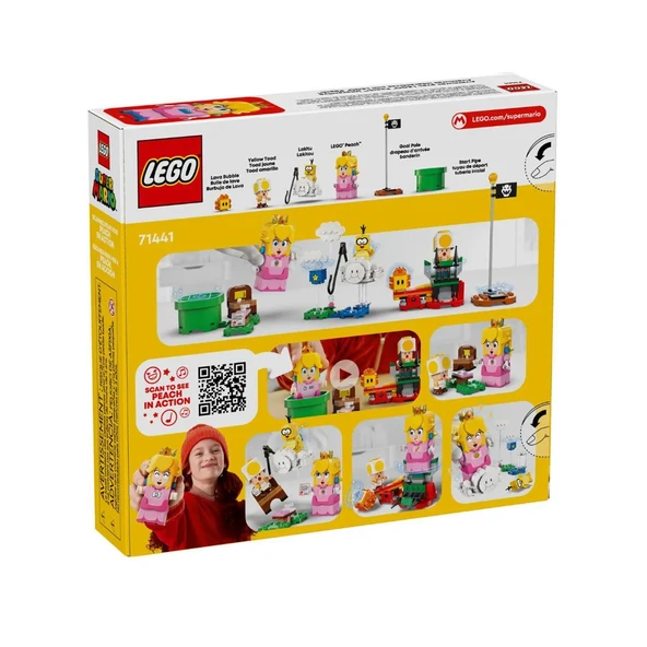71441 Lego Super Mario İnteraktif Peach ile Maceralar 208 parça +6 yaş - 7