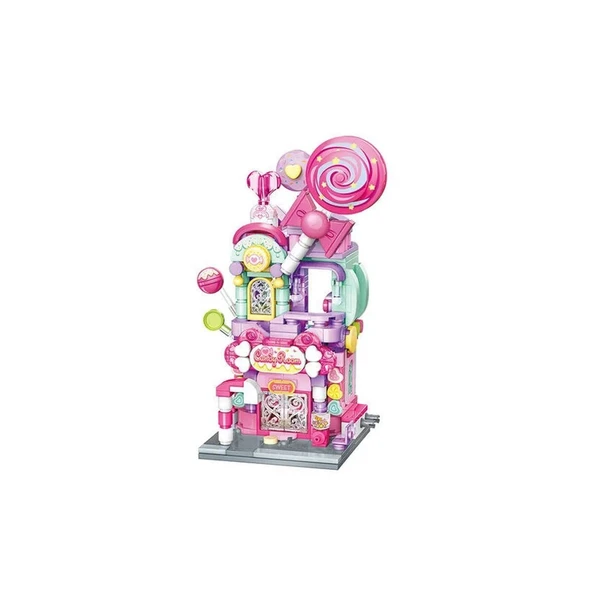 KP28012 Keeppley Candy Shop City Corner Blok Seti -Vagon life - 2