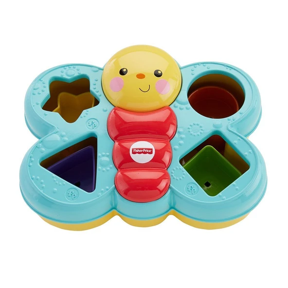 CDC22 Fisher-Price® Şekil Eşleştirme Arkadaşı Kelebek / Sıralama ve Şekil Ayırma Oyuncakları - 3
