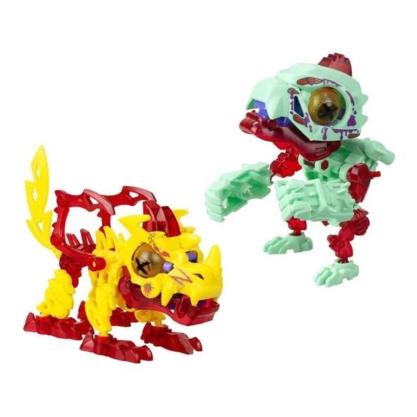 SIL 88694 Sesli ve Işıklı Biopod Zombies Inmotion İkili Dinozor Robot - 6
