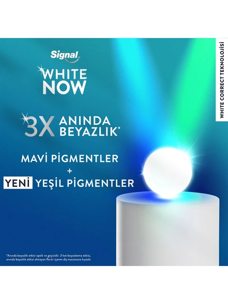 Signal White Now Extra Fresh Diş Macunu 50 Ml + Diş Fırçası - 6