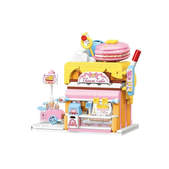 KP28006 Keeppley Red Cat Cake Shop -Vagon life - 3