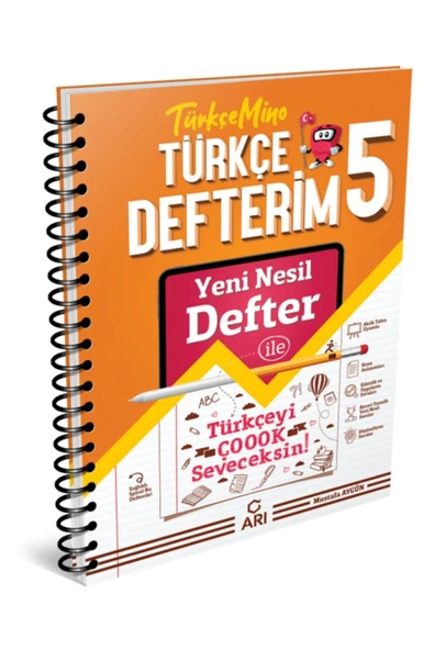 Arı 5.Sınıf Türkçe Defterim Türkçemino Arı Yayınları