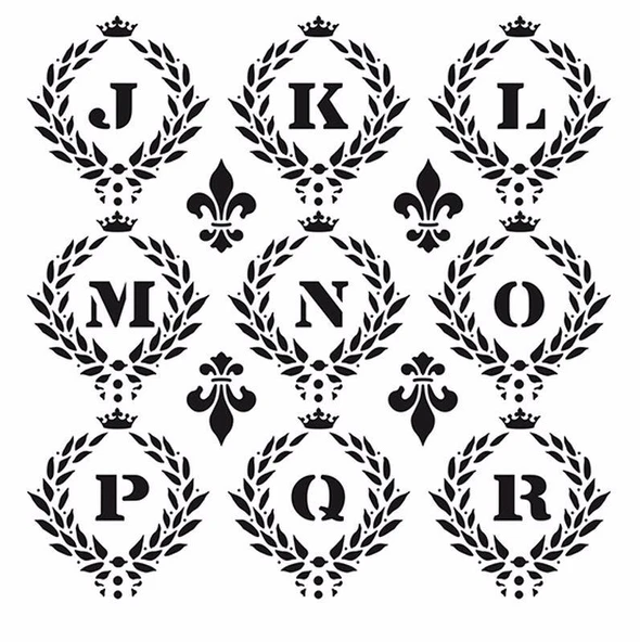 HDM15 Home Dekor Midi Stencil (25X25) ürün görseli