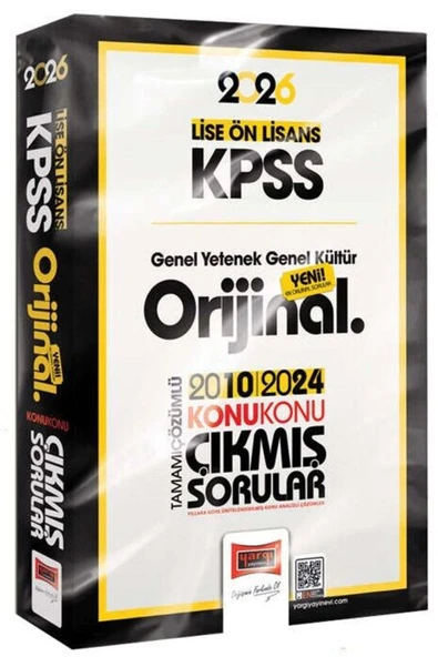 Yargı 2026 Kpss Lise Önlisans Gy Gk 2010-2024 Konu Konu Çıkmış Çözümlü Sorular