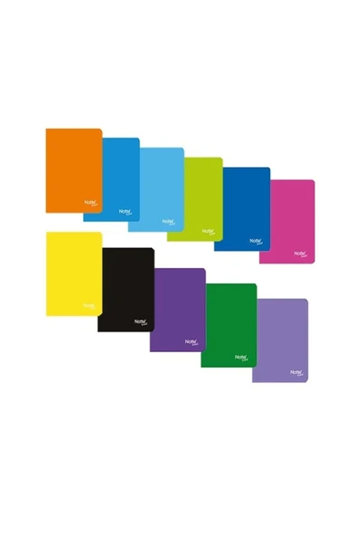 Notte Dikişli Plastık Kap. A5 Trend 80 Yp. Kareli As Defter