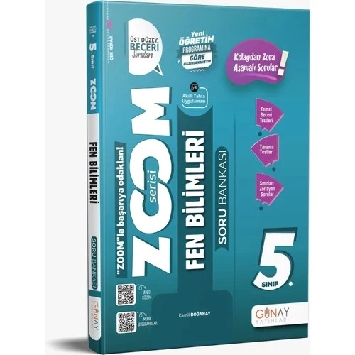 Günay 5.Sınıf Fen Bilimleri Soru Bankası Zoom Serisi