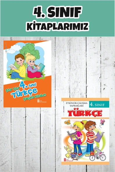 4.Sınıf Türkçe Çalışma Kitabım+Etkinlik Çalışma Yaprakları