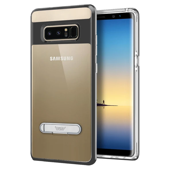 Buff Galaxy Note 8 ile Uyumlu Slim Fit Kılıf Gold - 1