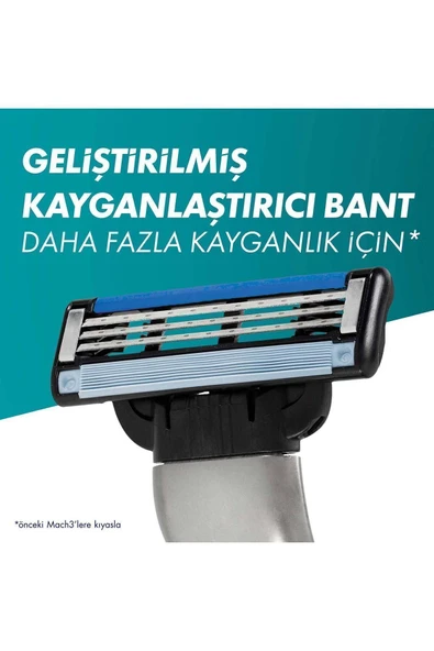 Gillette Mach3 Yedek Tıraş Bıçağı 18 Adet Karton Paket - 6