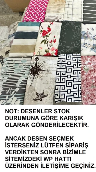 Desenli 2li Ranforce %100 Pamuk Yastık Kılıfı (50x70) - 2