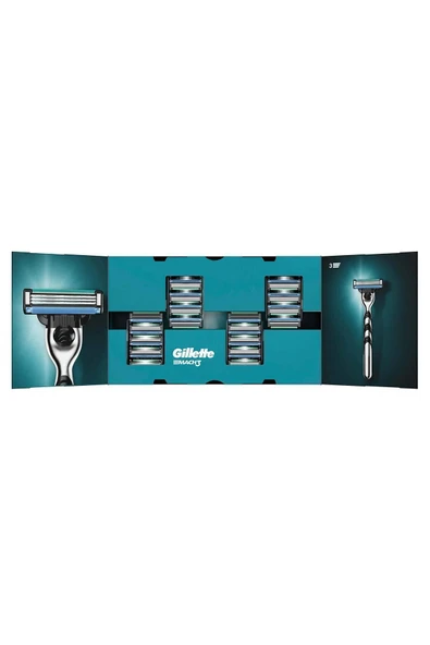 Gillette Mach3 Yedek Tıraş Bıçağı 18 Adet Karton Paket - 2