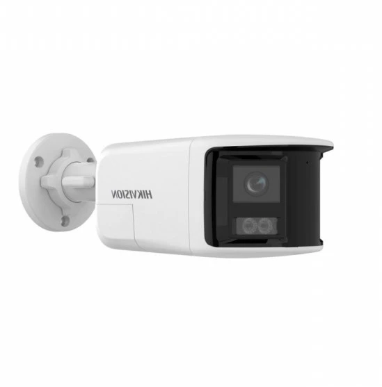 Hikvision DS-2CD1T83G2P-LIUF/SL 8MP 2mm Dual Lens 30mt IR Sma.Hybr.Lig. Bull. IP - 3