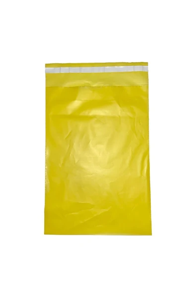 35x45+5 Cm Sarı Renk Cepsiz Kargo Poşeti (100 ADET)-100Mikron - 2
