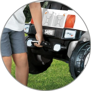 Dolu 8086 Sahara Uzaktan Kumanlı Akülü Araba 12 V - Beyaz - 6