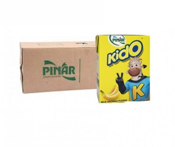 Pınar Muzlu Puding 200 Ml x 27 Adet