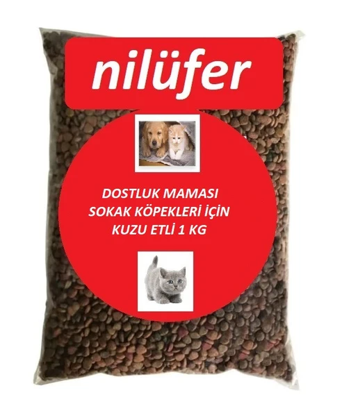 Nilüfer Dostluk Maması Sokak Köpekleri İçin Kuzu Etli Köpek Maması 1 KG - 1