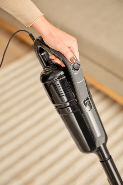 Dustrider 1265H 2 in 1 Kablolu Toz Torbasız Dikey Süpürge Siyah - 5