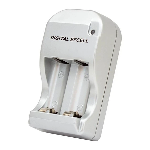 Digital Efcell 123A - 16340 - 17335 2’Li Ev Ve Araç Pil Şarj Cihazı